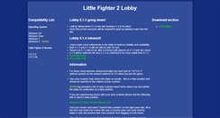 Desktop Screenshot of lf2lobby.com